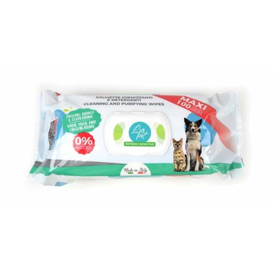 Picture of LeoPet Pet Wipes white musk & chlorhexidine 100pcs